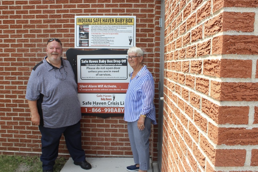 HOBART FIRE STATION INSTALLS 27TH SAFE HAVEN BABY BOX IN THE COUNTRY
