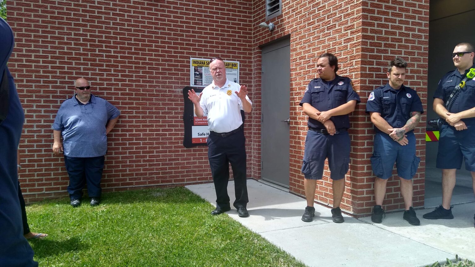 HOBART FIRE STATION INSTALLS 27TH SAFE HAVEN BABY BOX IN THE COUNTRY