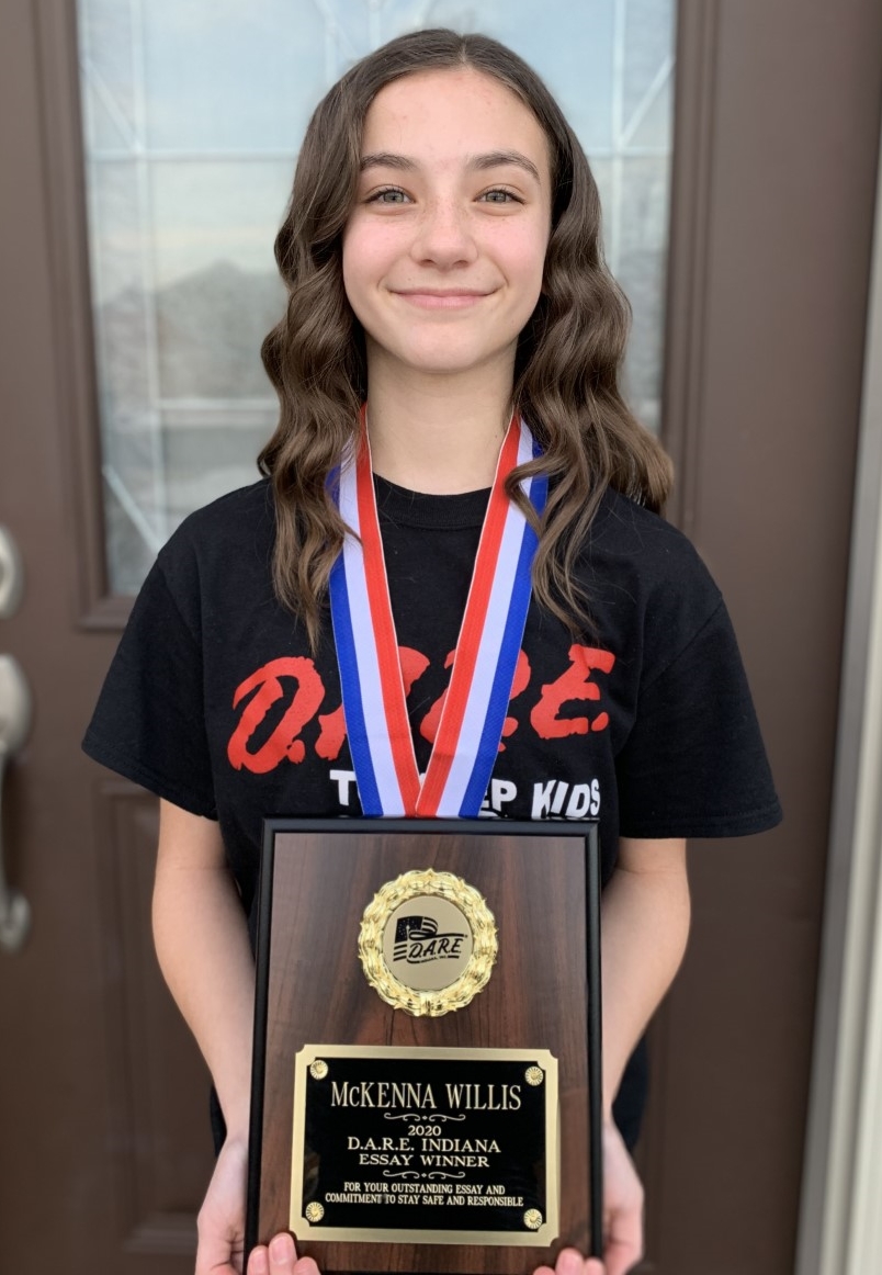 Munster Student Receives State Award For DARE Program - Region News Source