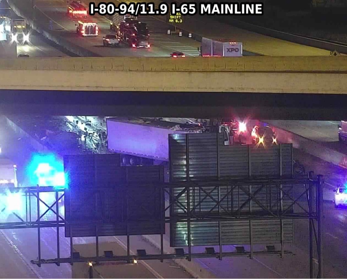 Eastbound 80/94 Closed Near 65 Merge After Crash Region News Source