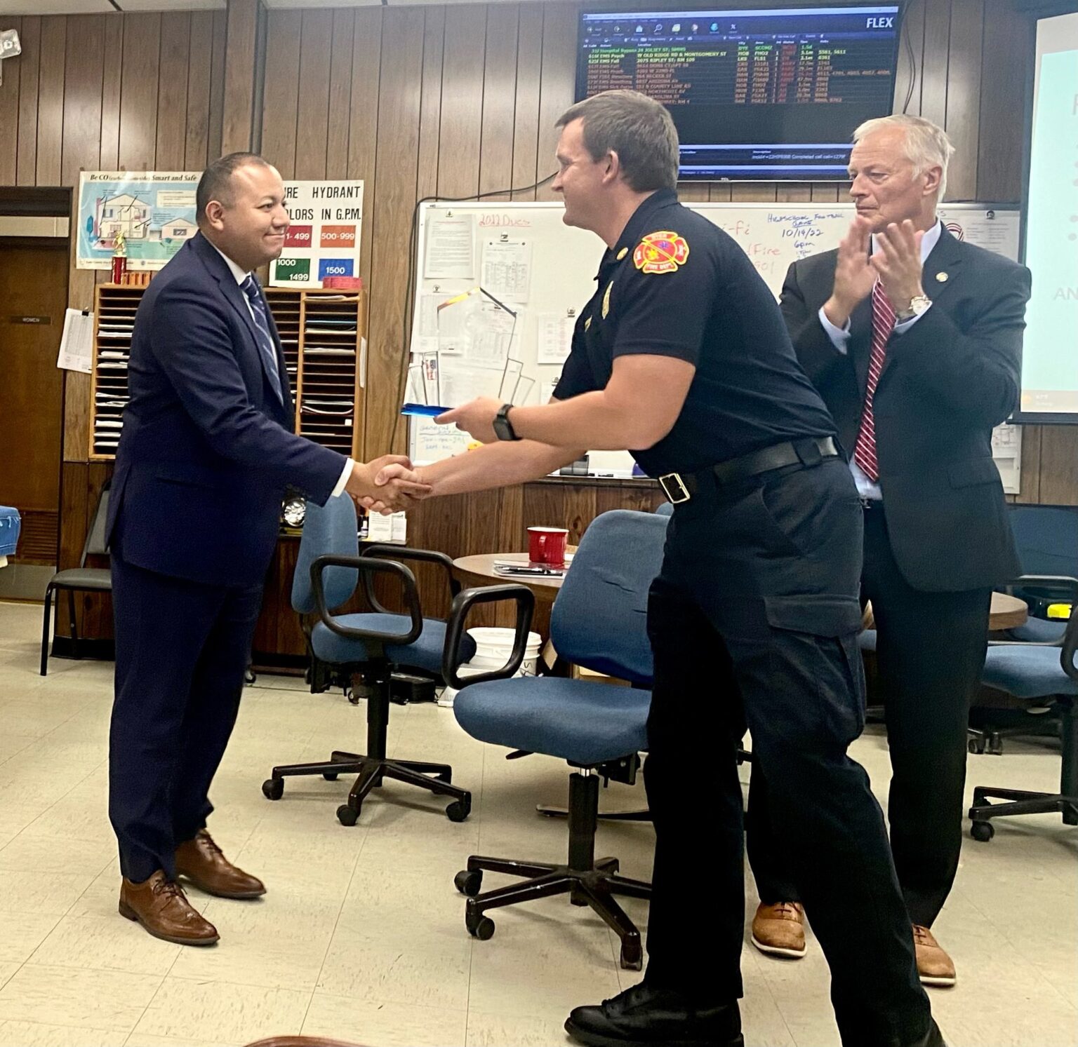Indiana Fire Chiefs Association Awards Rep Mike Andrade Region News